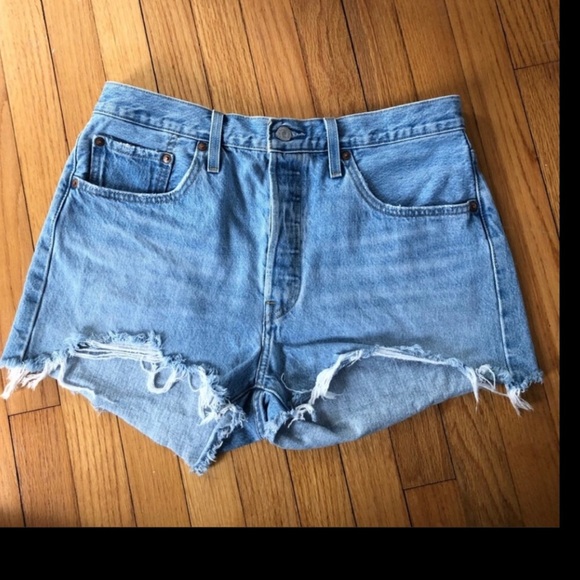Levi’s 501 Denim Shorts Size 31 - Picture 7 of 7